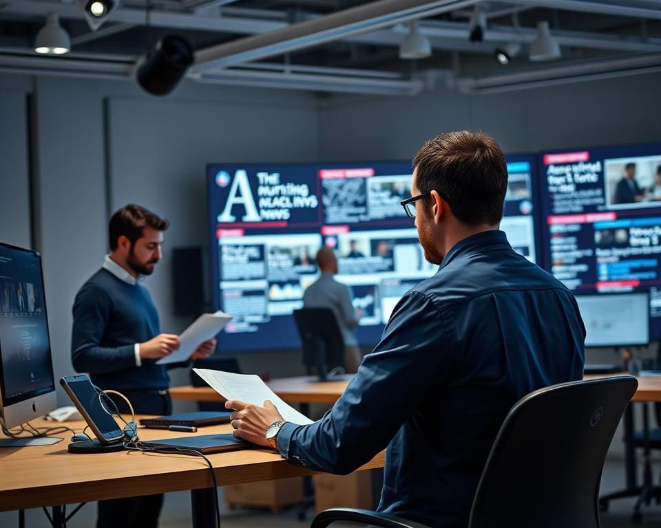 AI journalism technologies in news reporting