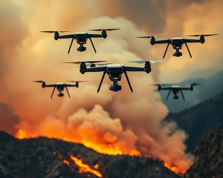 Can drones be used to fight wildfires?