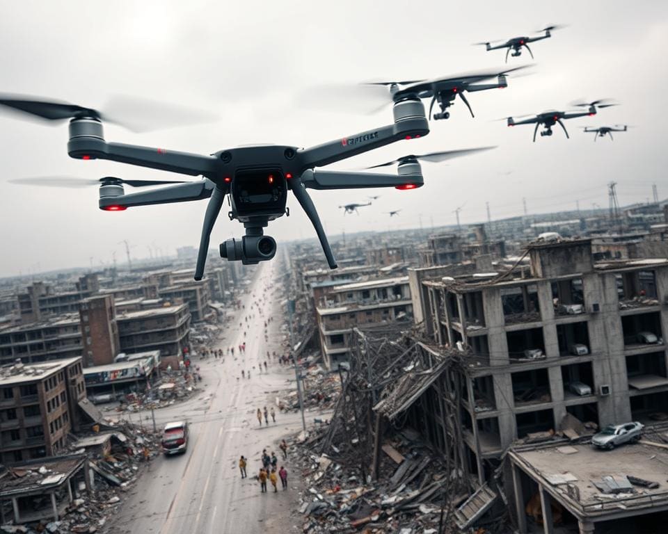 Drone technology in disaster recovery