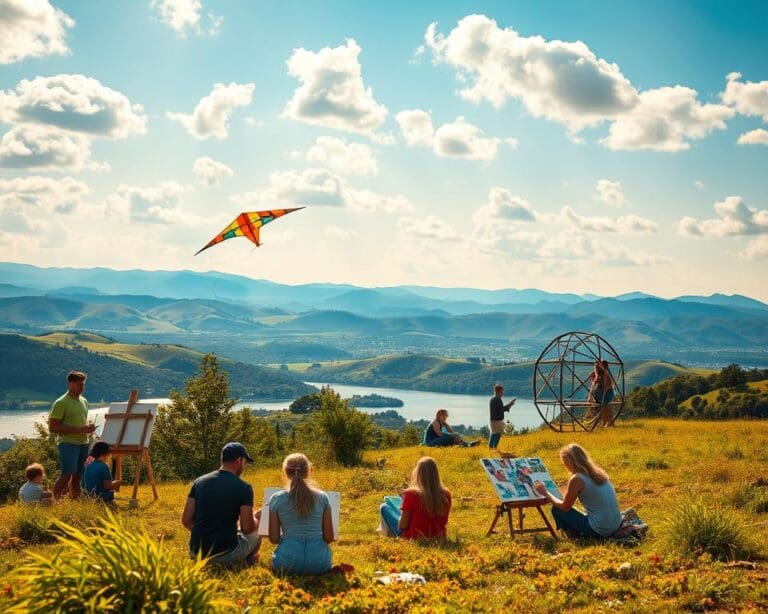What outdoor activities boost creativity?