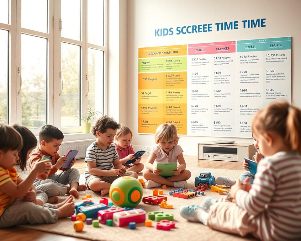 kids screen time guidelines
