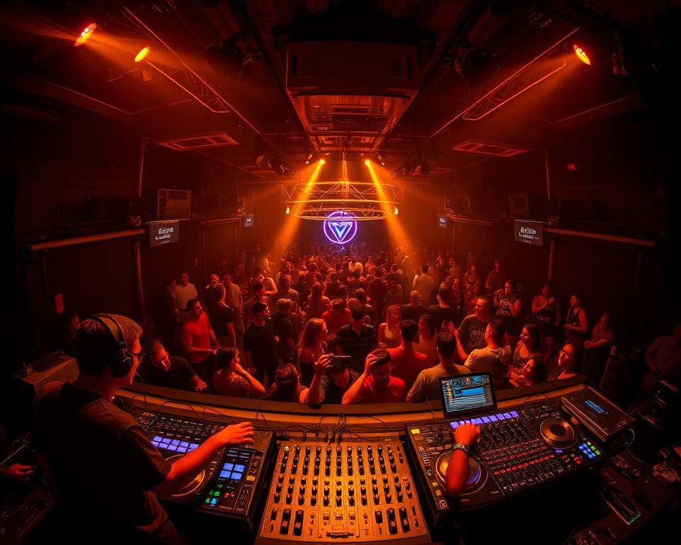 DJ scene in Shoreditch