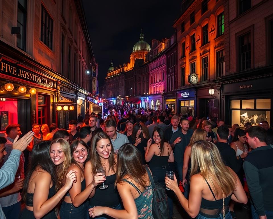 Glasgow nightlife scene