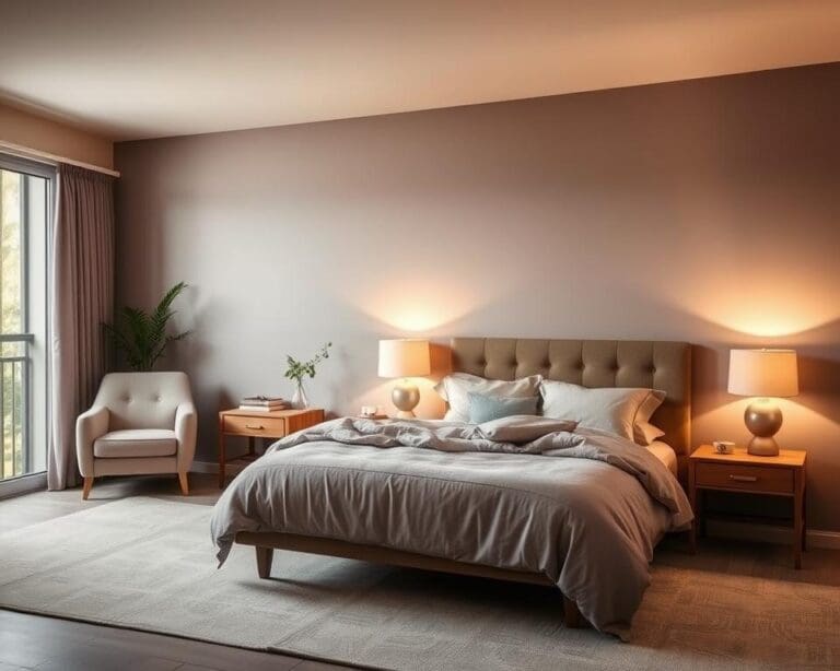 How do you choose colours for a calm bedroom?