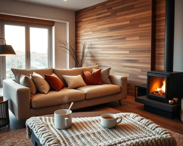 How do you create warmth in a modern home?