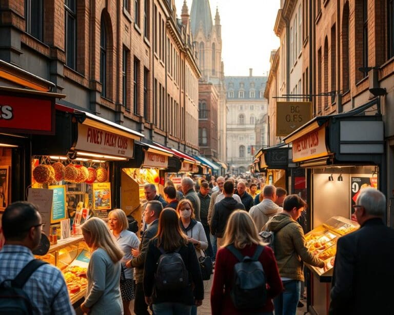Where can you find the finest street food in Leeds?
