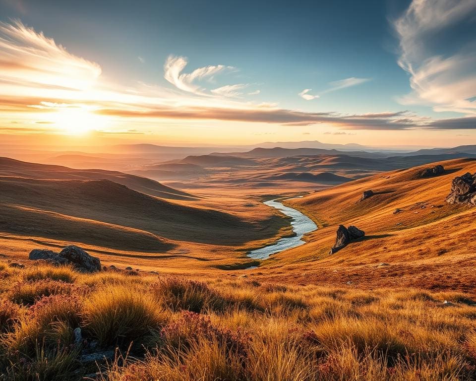 Beauty of moorland landscapes