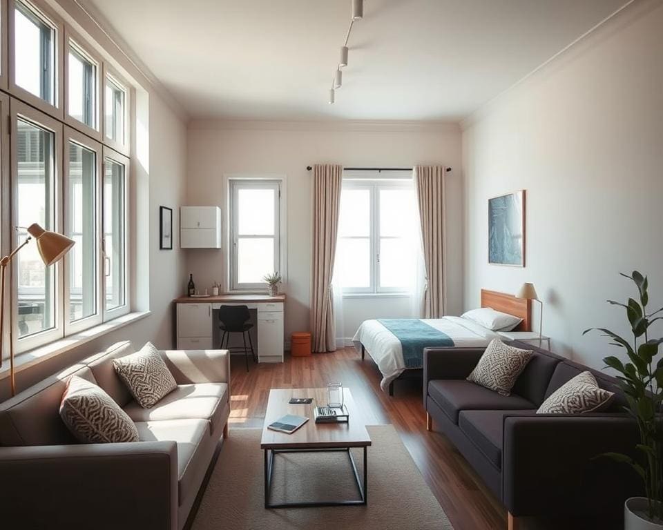 Clutter Free Industrial Apartment photo