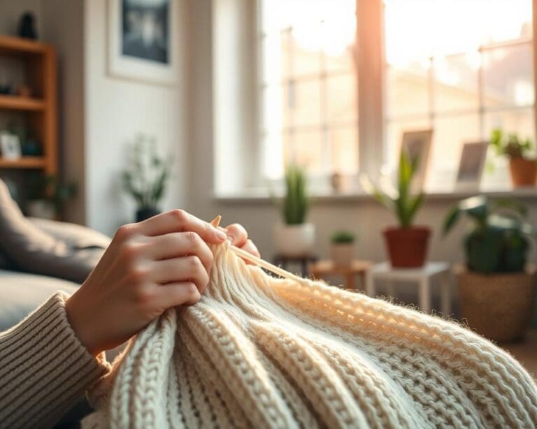 How does knitting help your nervous system?