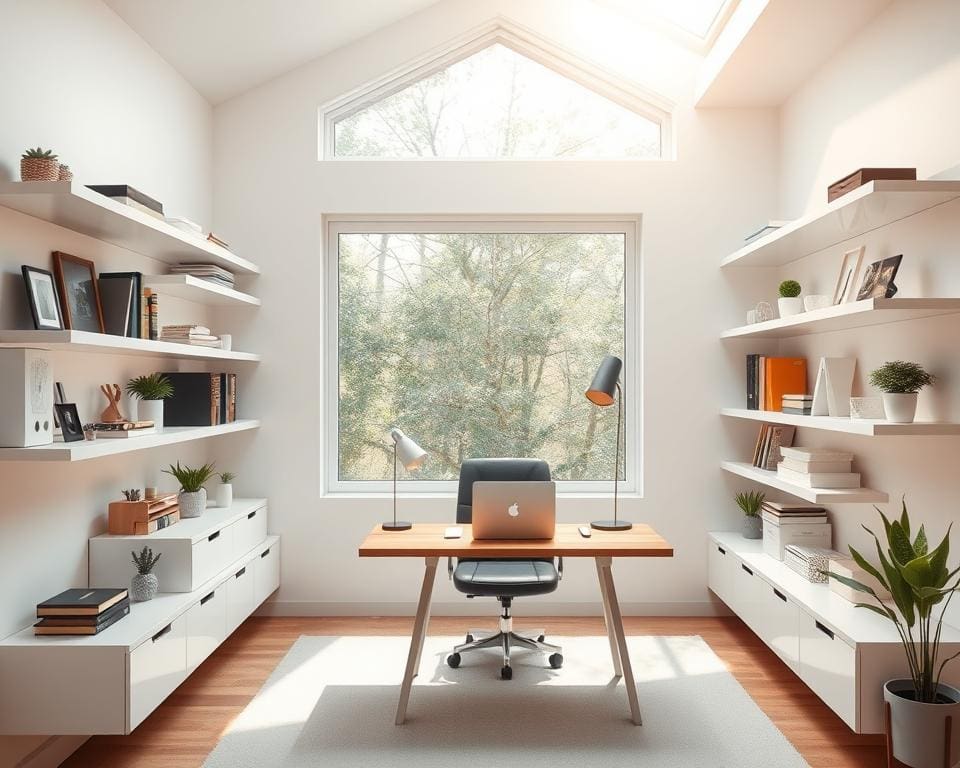 What are practical ways to keep a small space organized?