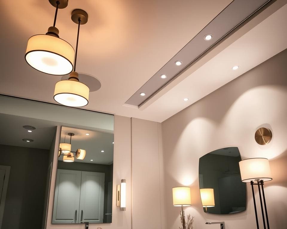 contemporary bathroom lighting ideas