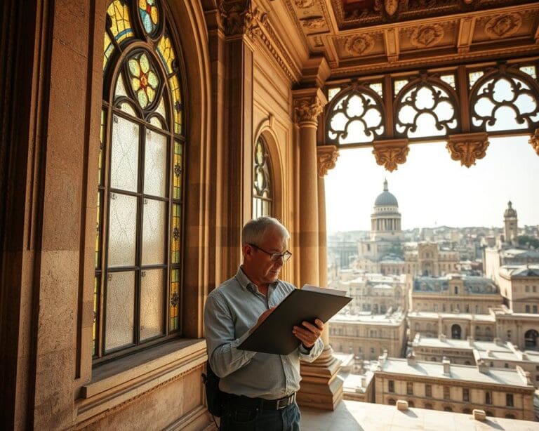 How do architects approach listed buildings?