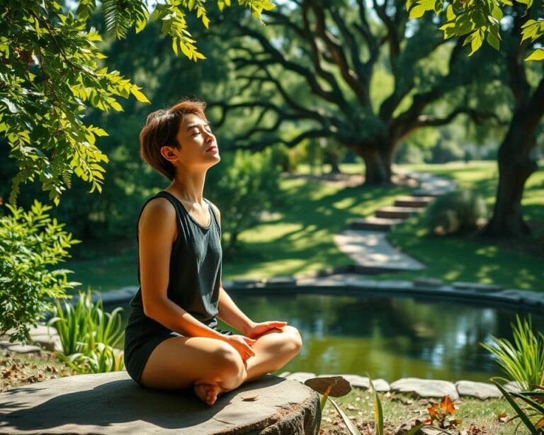 How do you return to yourself after stress?