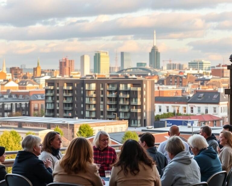 How do housing associations operate in Belfast?