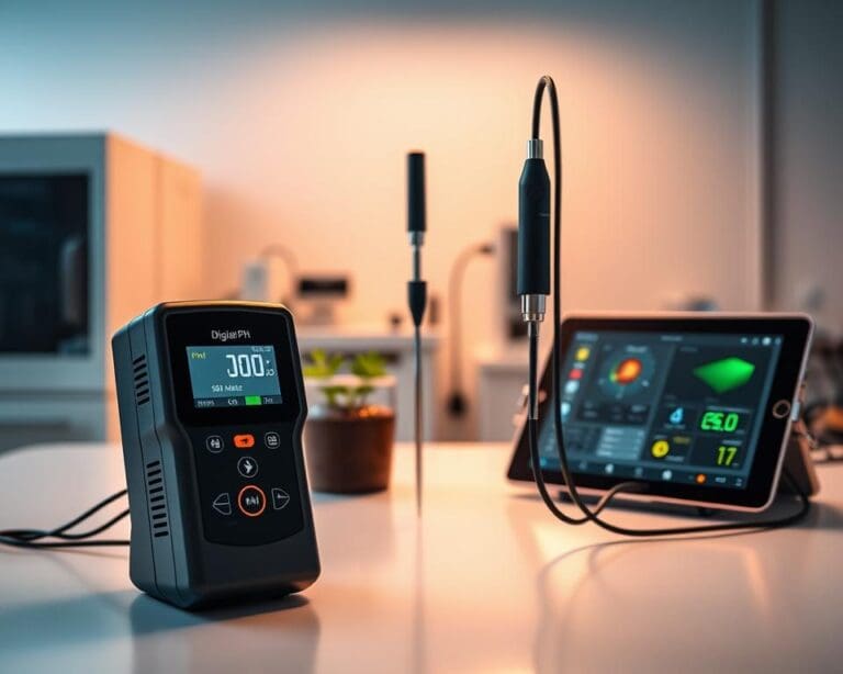 How do you monitor soil pH with smart tools?