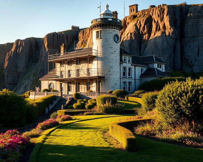 How do you restore a lighthouse home in Northern Ireland?