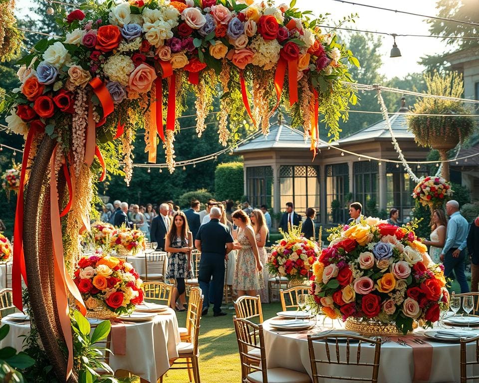 Unique Jubilee celebration decor
