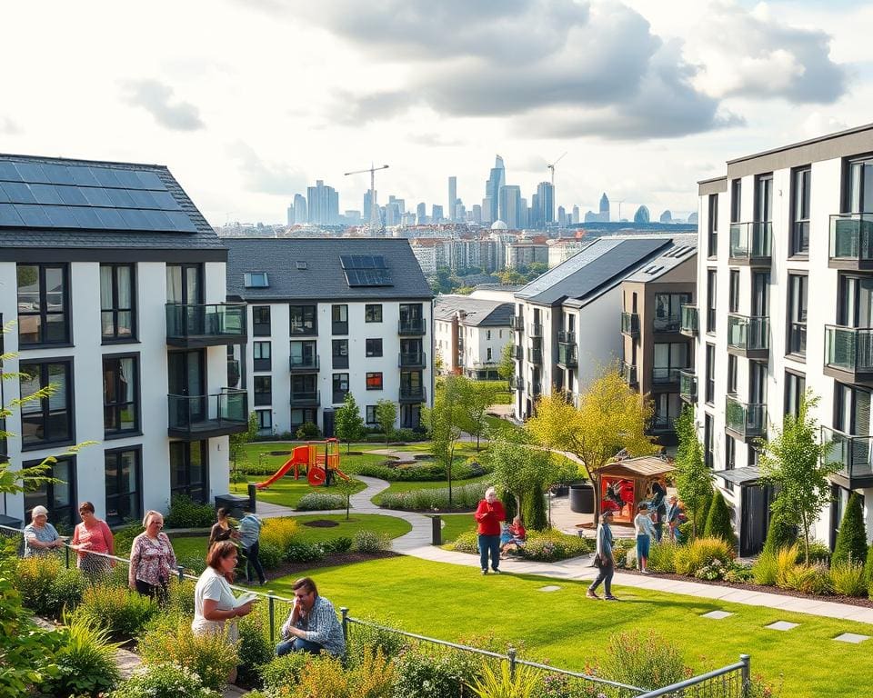 What are incentives for social housing upgrades in NI?