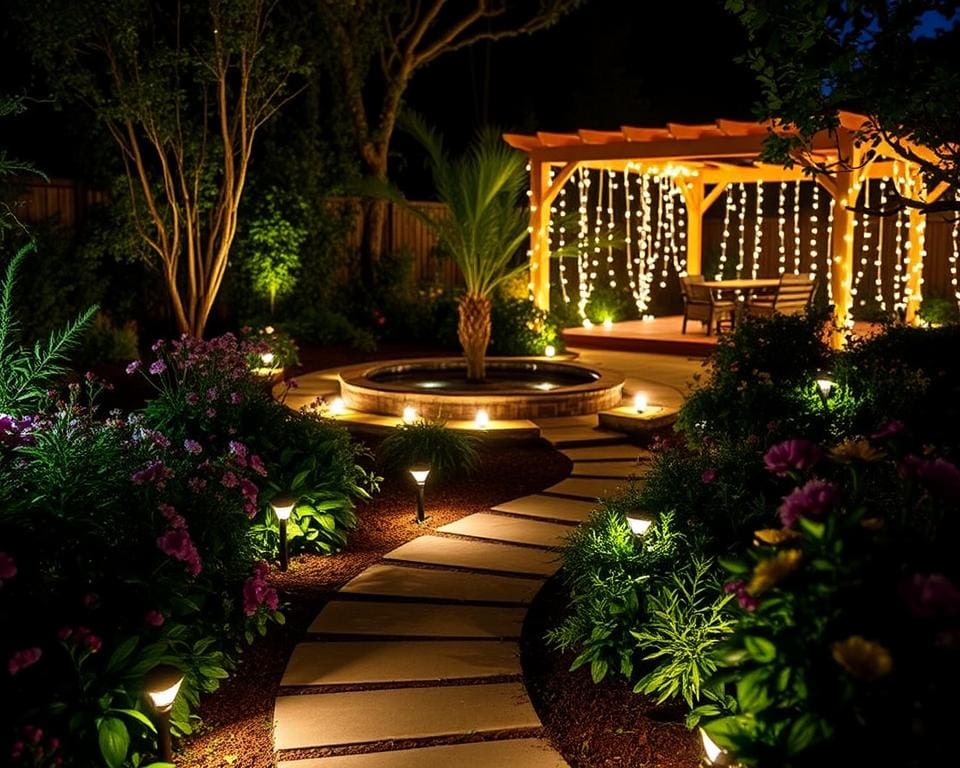 What are the best smart gadgets for garden lighting?