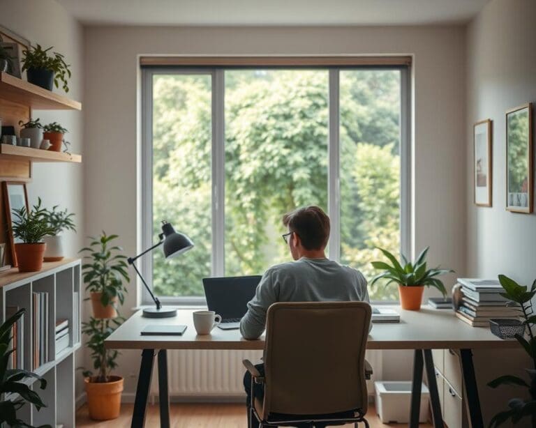 What habits improve productivity at home?