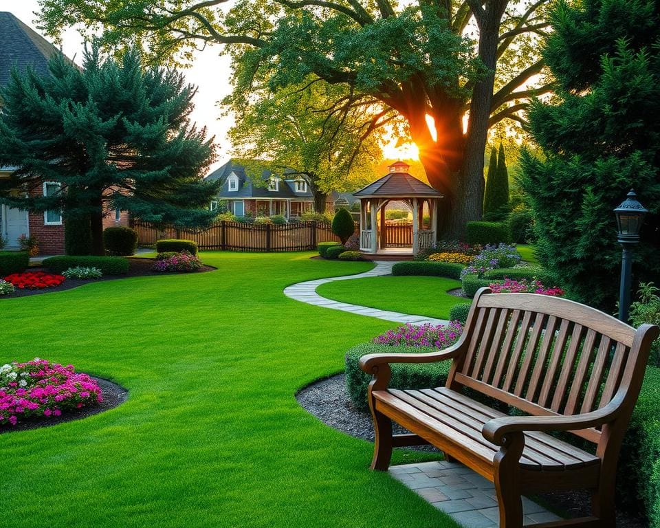 How can a gardener enhance outdoor property appeal?