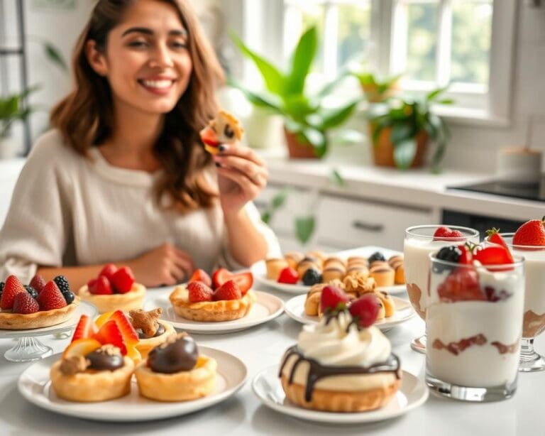 How do you enjoy desserts in a balanced lifestyle?
