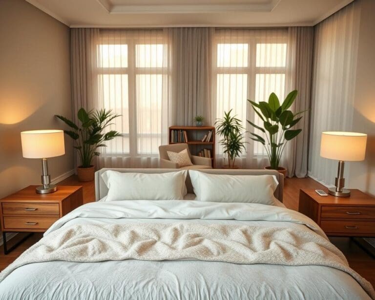 How can you design a peaceful bedroom retreat?