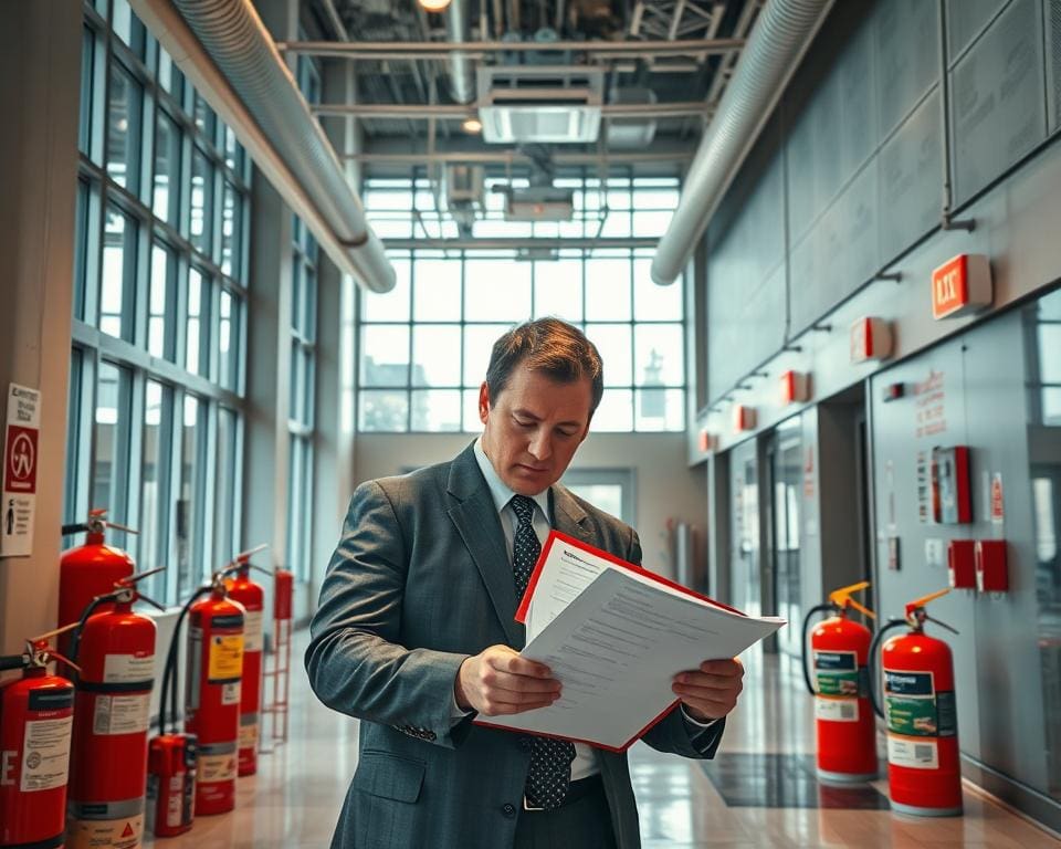 How do landlords meet legal fire safety requirements?
