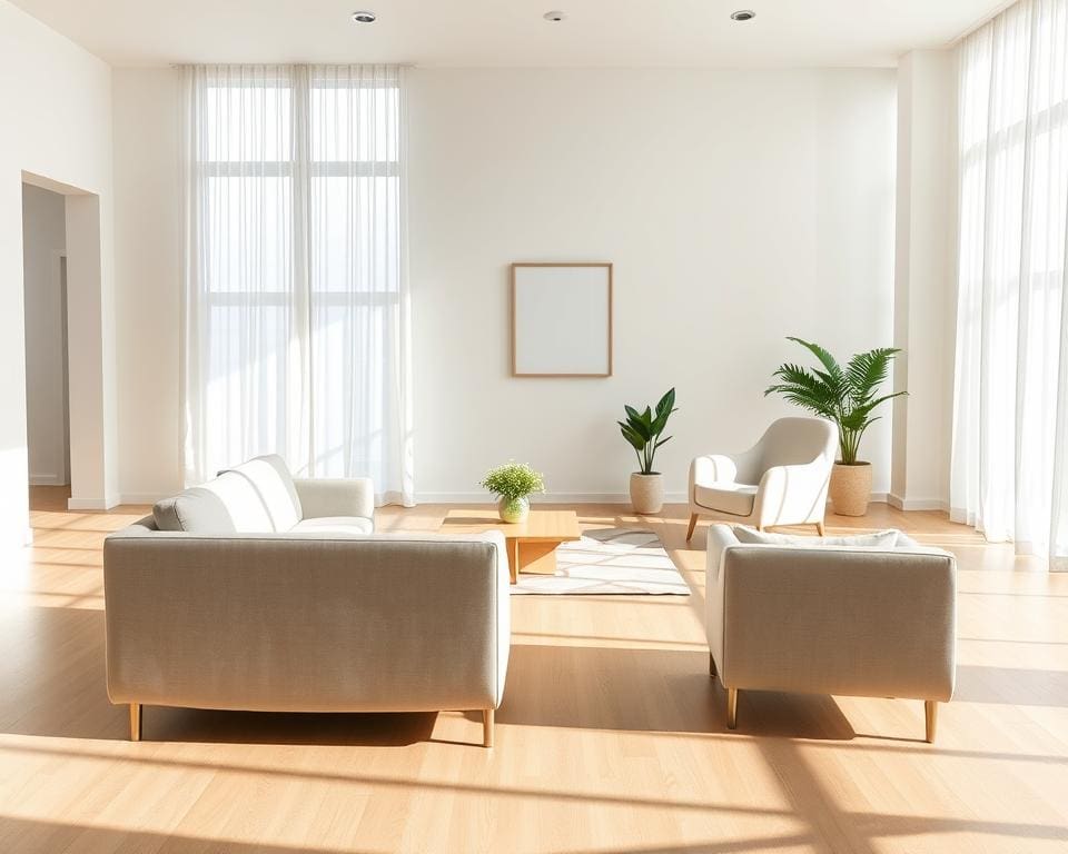 What furniture suits a modern minimalist space?