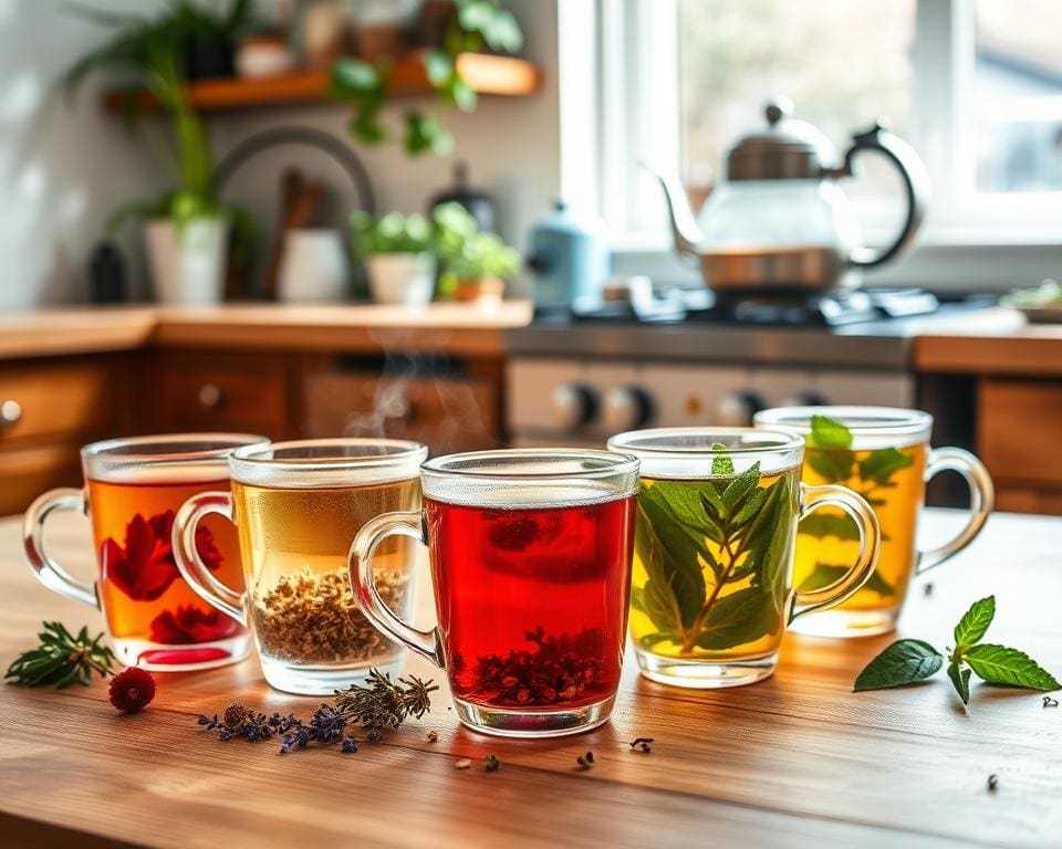 What makes herbal infusions caffeine-free options?