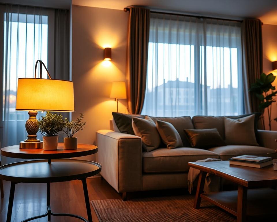 How can layered lighting improve ambience?