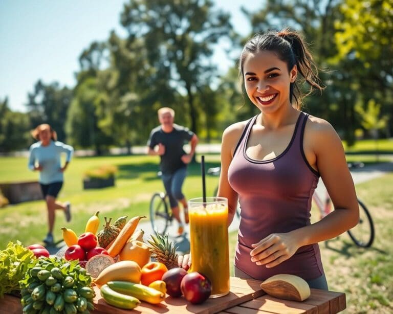 How does balanced nutrition support active living?