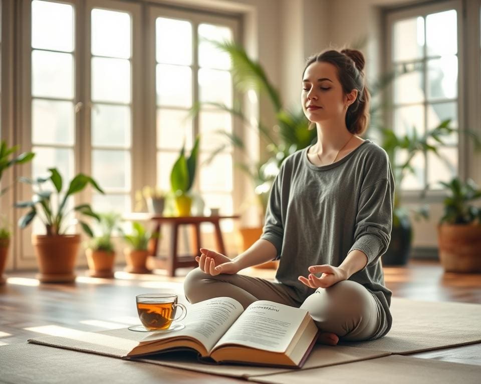 How does mindful living support personal wellbeing?
