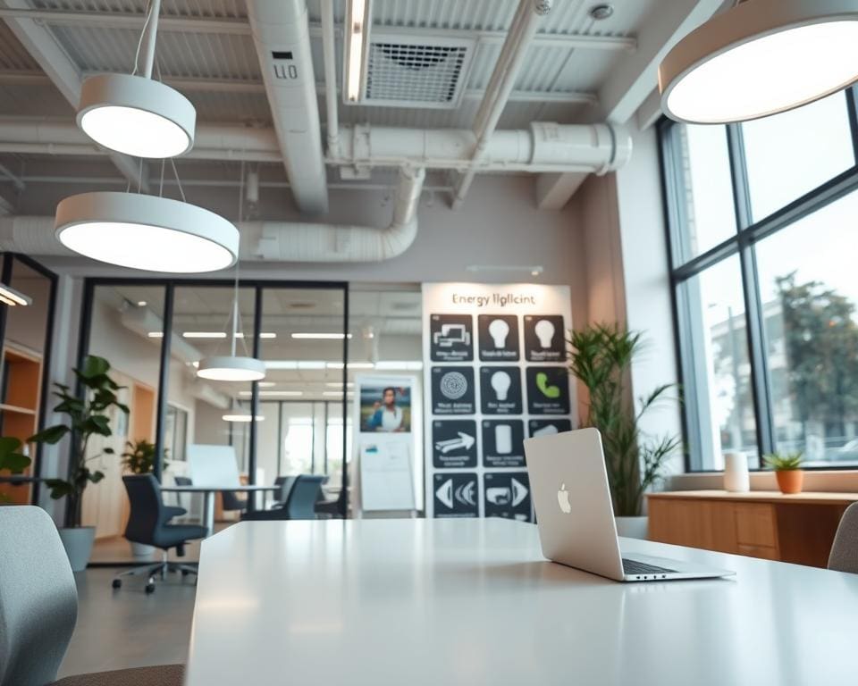 What lighting solutions improve energy efficiency?