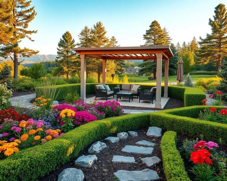 Why is garden design important for outdoor living?