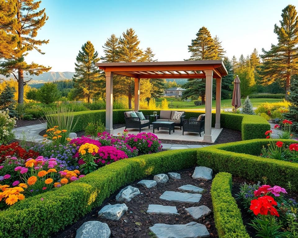 Why is garden design important for outdoor living?
