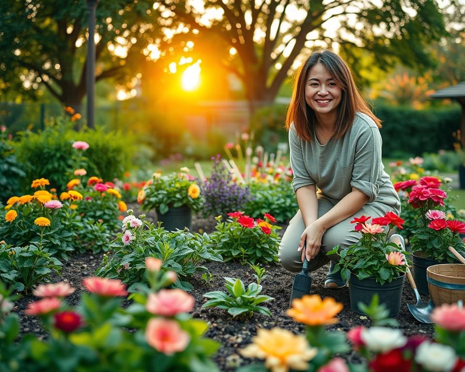 Why is gardening a relaxing lifestyle activity?