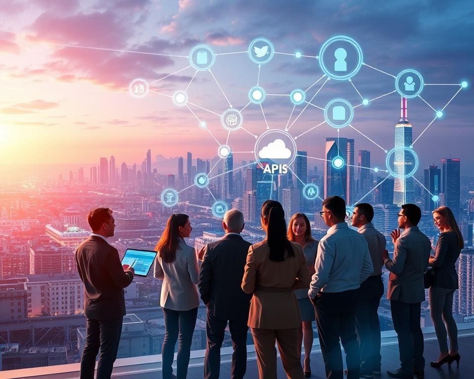 How do APIs enable digital ecosystems?