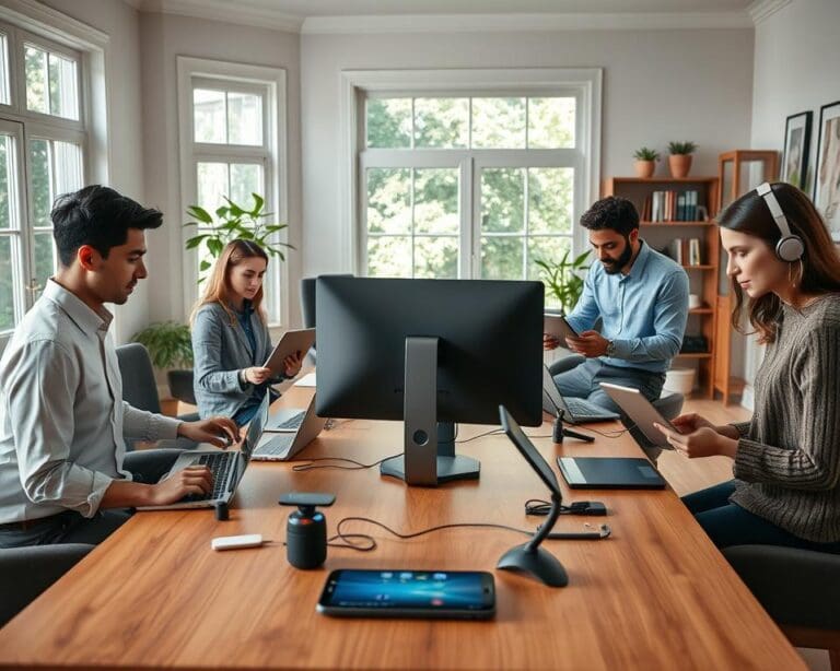 How does technology support remote work?