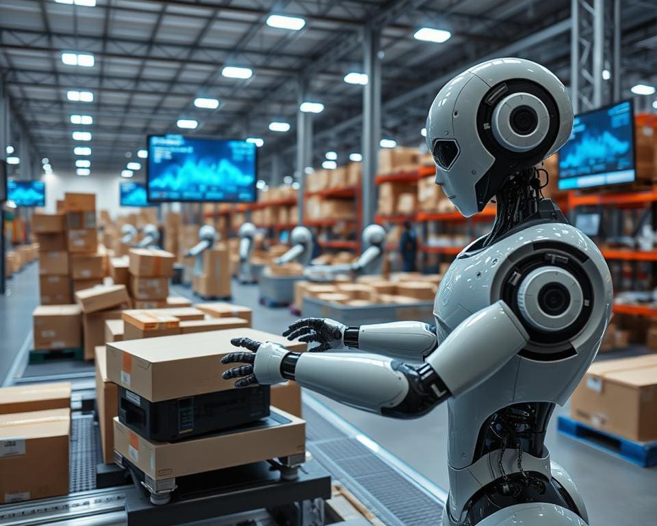 How is robotics advancing logistics?