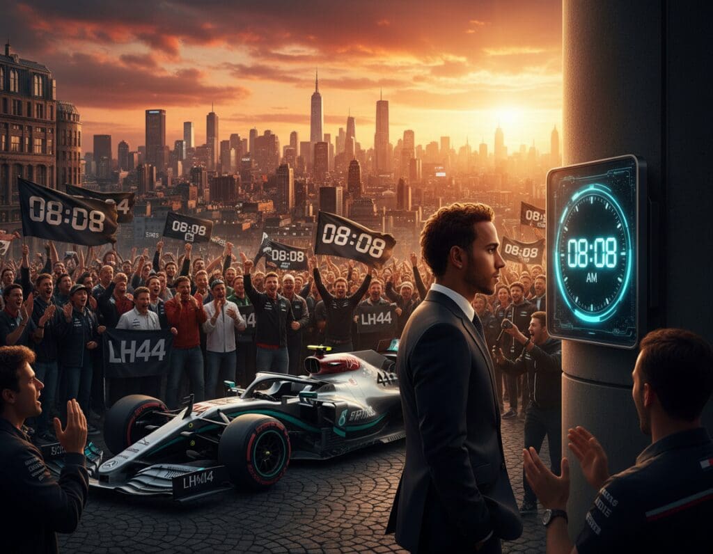 Lewis Hamilton 08.08 sightings