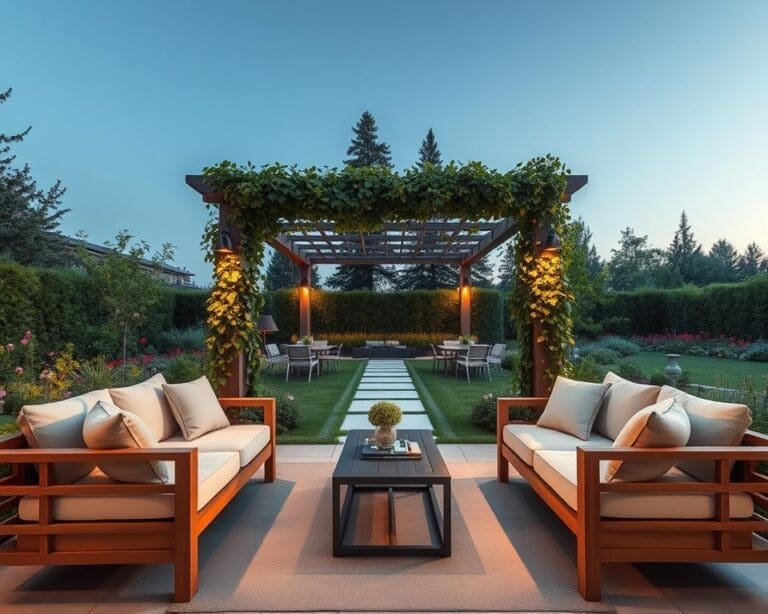 garden design pergola furniture