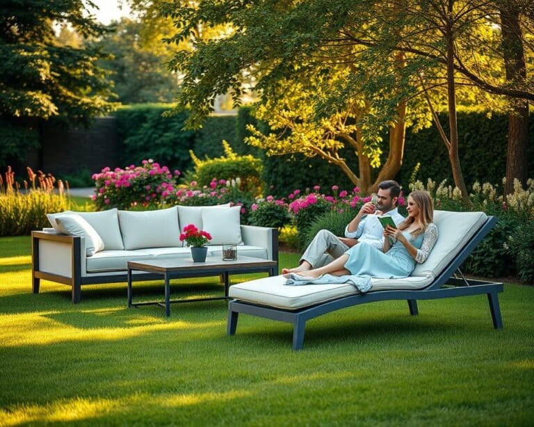 garden furniture lounge set sunbed