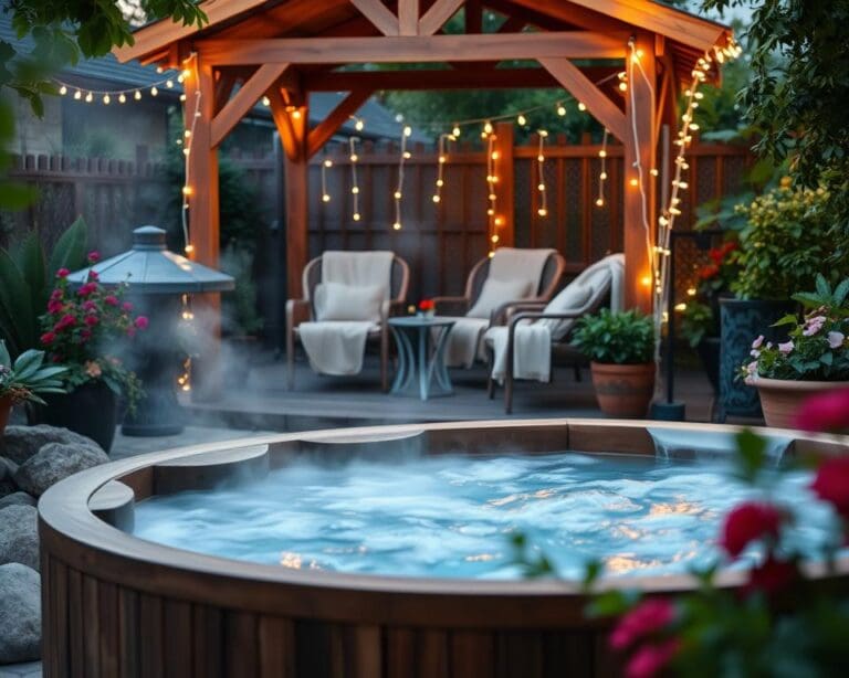garden hot tub
