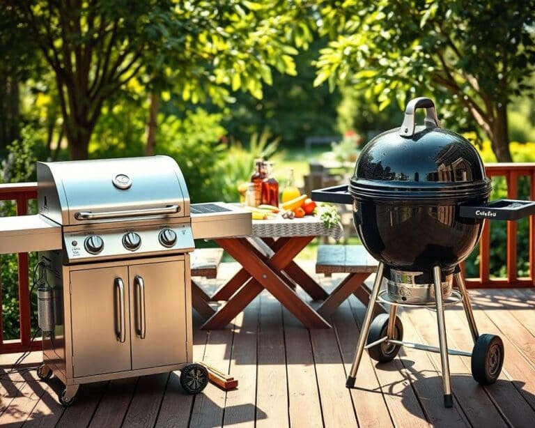 gas BBQ or charcoal BBQ